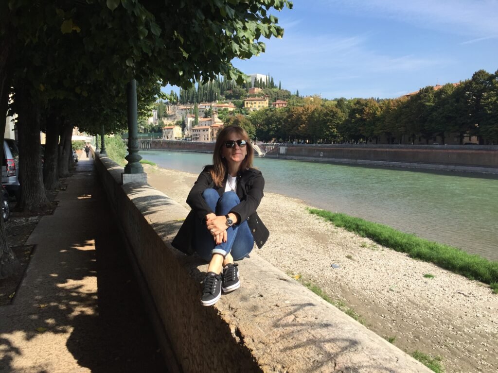 Auto Adige River Verona, Italy