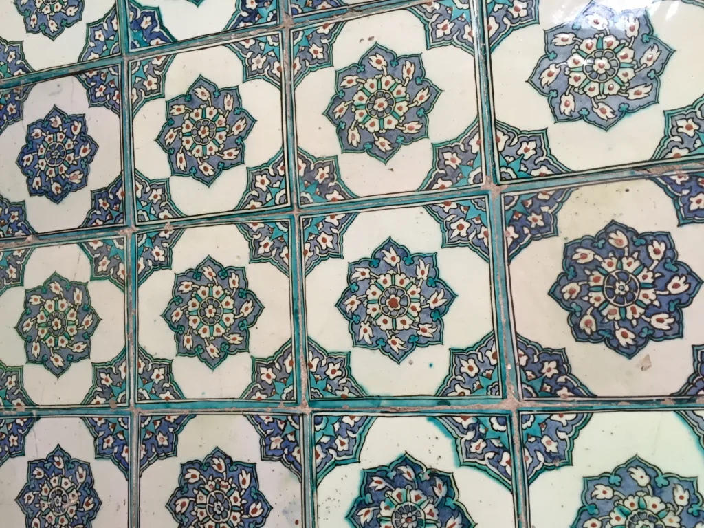 Topkapi Palace Tiles, Istanbul Turkey