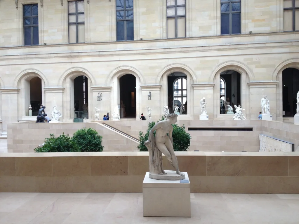 Inside the Louvre Museum, Paris