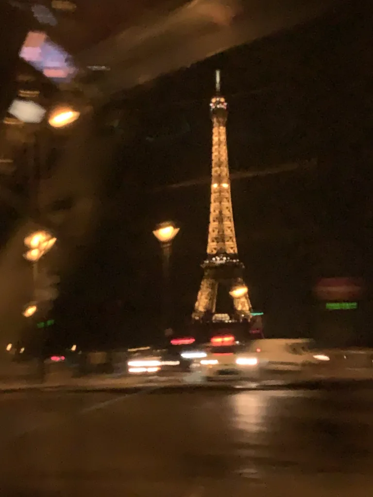 Eiffel Tower at night, Paris