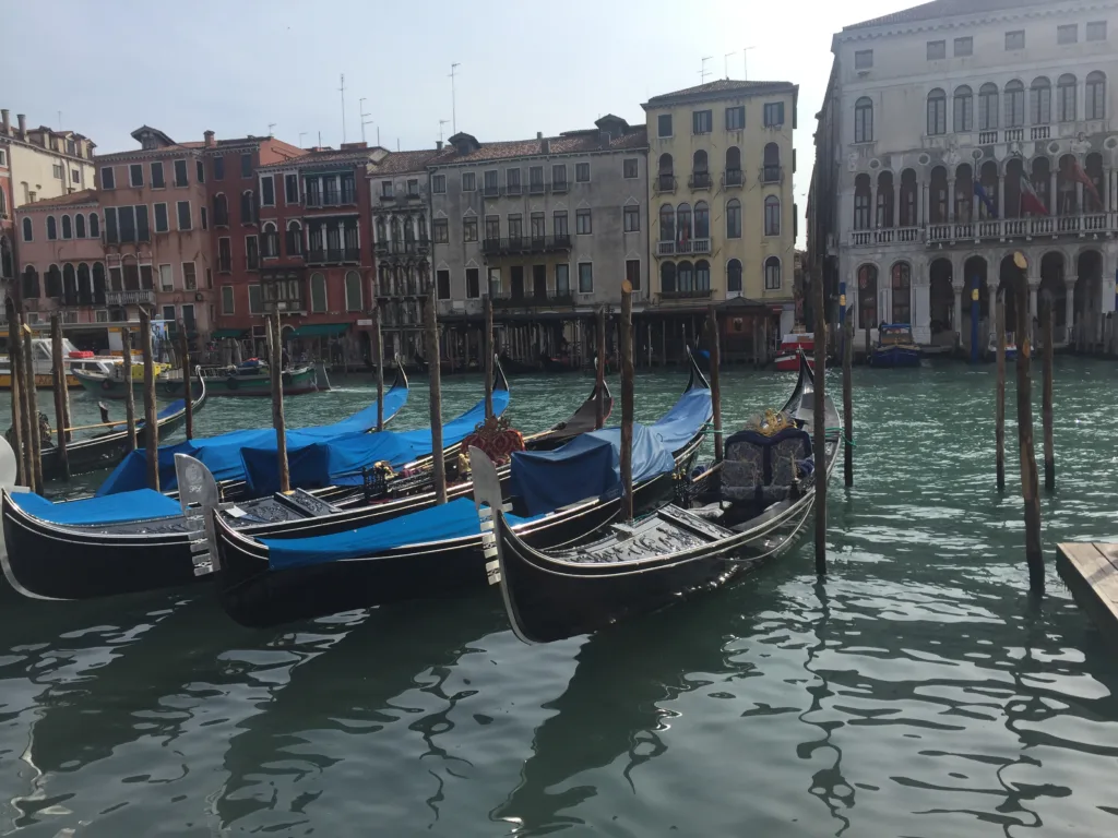 Gondolas in Venice