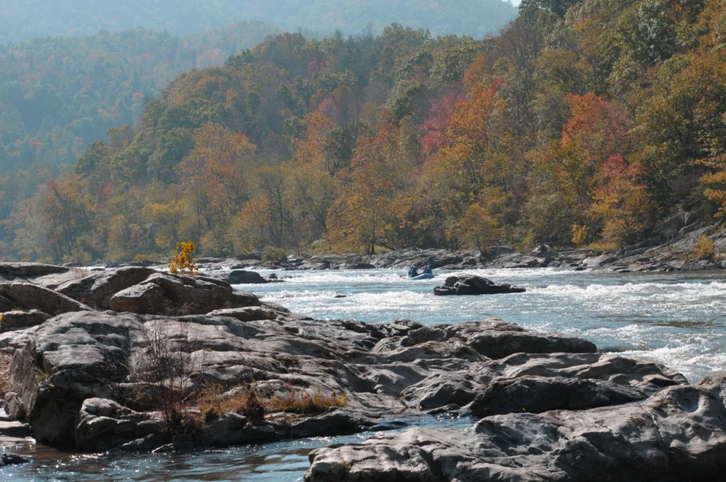 French Broad River in the Fall