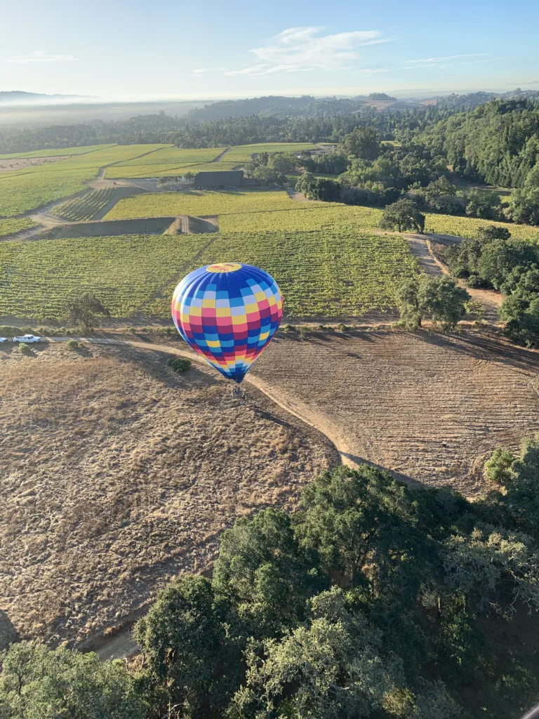 Hot air balloon ride